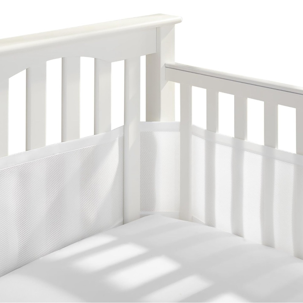 BreathableBaby Breathable Mesh Liner (Bumper) for Full-Size Cribs